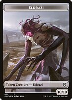 Glossy Finish Phyrexia: All Will Be One Commander Tokens Eldrazi ( #1 )