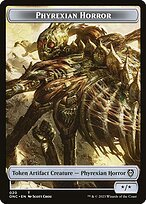 Glossy Finish Phyrexia: All Will Be One Commander Tokens Phyrexian Horror ( #20 )