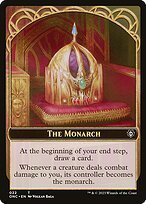 Glossy Finish Phyrexia: All Will Be One Commander Tokens The Monarch ( #22 )