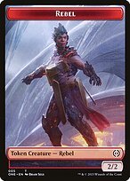Matte Finish Phyrexia: All Will Be One Tokens Rebel ( #5 )