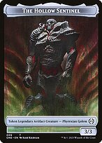 Matte Finish Phyrexia: All Will Be One Tokens The Hollow Sentinel ( #9 )