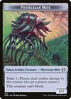 Matte Finish Phyrexia: All Will Be One Tokens Phyrexian Mite ( #12 )