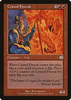 Matte Finish Torment Crazed Firecat ( #94 )