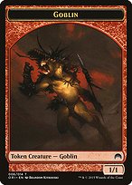 Glossy Finish Magic Origins Tokens Goblin ( #6 )