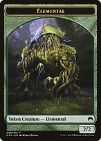 Glossy Finish Magic Origins Tokens Elemental ( #8 )