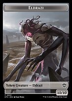Matte Finish Outlaws of Thunder Junction Commander Tokens Eldrazi ( #1 )