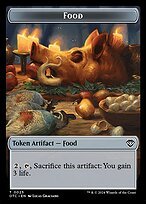 Matte Finish Outlaws of Thunder Junction Commander Tokens Food ( #25 )