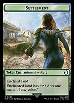 Glossy Finish Fallout Tokens Settlement ( #8 )