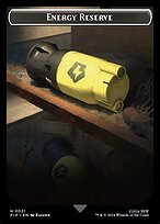 Glossy Finish Fallout Tokens Energy Reserve ( #21 )