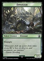Matte Finish Jurassic World Collection Tokens Dinosaur ( #1 )