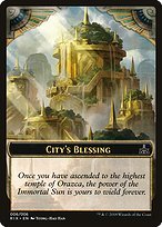 Matte Finish Rivals of Ixalan Tokens City's Blessing ( #6 )
