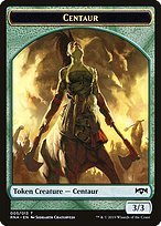 Glossy Finish Ravnica Allegiance Tokens Centaur ( #5 )