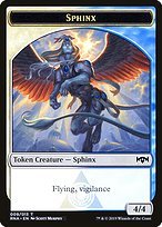 Glossy Finish Ravnica Allegiance Tokens Sphinx ( #9 )