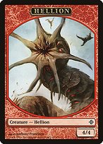 Glossy Finish Rise of the Eldrazi Tokens Hellion ( #3 )