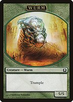 Matte Finish Return to Ravnica Tokens Wurm ( #11 )