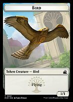 Matte Finish Ravnica Remastered Tokens Bird ( #1 )