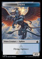 Matte Finish Ravnica Remastered Tokens Sphinx ( #17 )