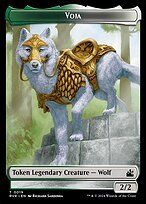 Matte Finish Ravnica Remastered Tokens Voja ( #19 )