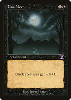 Matte Finish Time Spiral Timeshifted Bad Moon ( #38 )