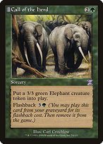 Matte Finish Time Spiral Timeshifted Call of the Herd ( #74 )