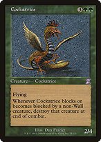 Matte Finish Time Spiral Timeshifted Cockatrice ( #75 )