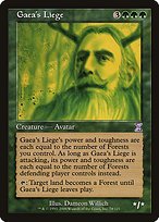 Matte Finish Time Spiral Timeshifted Gaea's Liege ( #78 )