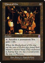 Matte Finish Time Spiral Timeshifted Claws of Gix ( #107 )