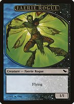 Matte Finish Shadowmoor Tokens Faerie Rogue ( #8 )