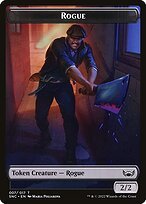 Matte Finish Streets of New Capenna Tokens Rogue ( #7 )