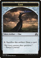 Matte Finish Shadows over Innistrad Tokens Clue ( #12 )