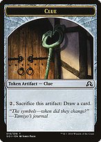 Matte Finish Shadows over Innistrad Tokens Clue ( #15 )