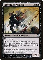 Matte Finish Time Spiral Nightshade Assassin ( #121 )
