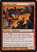 Matte Finish Time Spiral Tectonic Fiend ( #181 )