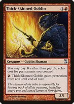 Matte Finish Time Spiral Thick-Skinned Goblin ( #182 )