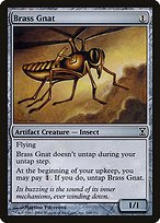 Matte Finish Time Spiral Brass Gnat ( #249 )