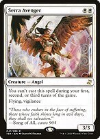 Matte Finish Time Spiral Remastered Serra Avenger ( #41 )