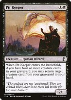 Matte Finish Time Spiral Remastered Pit Keeper ( #130 )