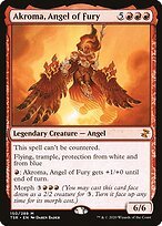 Matte Finish Time Spiral Remastered Akroma, Angel of Fury ( #150 )