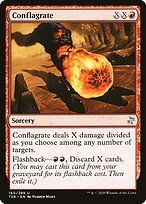 Matte Finish Time Spiral Remastered Conflagrate ( #160 )