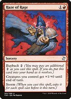 Matte Finish Time Spiral Remastered Haze of Rage ( #169 )