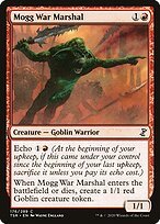 Matte Finish Time Spiral Remastered Mogg War Marshal ( #176 )