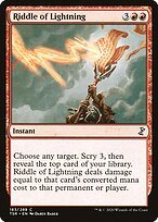 Matte Finish Time Spiral Remastered Riddle of Lightning ( #183 )