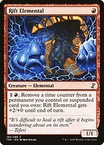 Matte Finish Time Spiral Remastered Rift Elemental ( #185 )