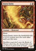 Matte Finish Time Spiral Remastered Storm Entity ( #193 )