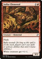 Matte Finish Time Spiral Remastered Sulfur Elemental ( #195 )