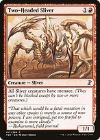 Matte Finish Time Spiral Remastered Two-Headed Sliver ( #197 )