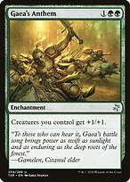 Matte Finish Time Spiral Remastered Gaea's Anthem ( #204 )