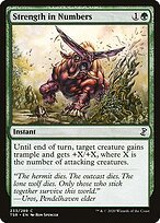 Matte Finish Time Spiral Remastered Strength in Numbers ( #233 )