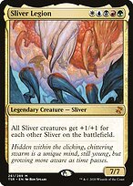 Matte Finish Time Spiral Remastered Sliver Legion ( #261 )