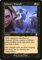 Matte Finish Time Spiral Remastered Liliana's Triumph ( #327 )